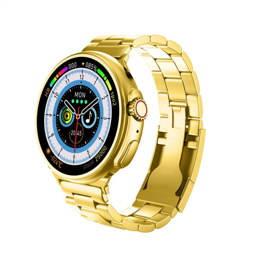 G10 24K Gold Amoled Display Luxury Stainless Steel Sports Heart Rate Health Monitoring Watch Smart Watch  Previous product  Next product